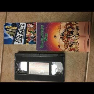 Vintage ’73 VHS Movie Charlotte’s Web  w Insert